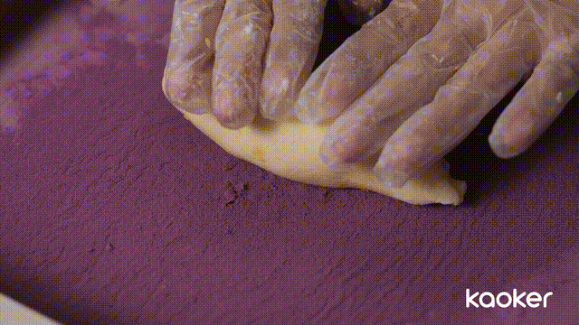 拉丝紫薯包｜ins超火的仿真面包！不用揉面就能做！一口拉丝！的做法图解9