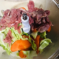 宠物食谱之牛肉蔬菜罐头的做法图解3