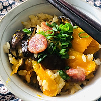 南瓜焖饭的做法图解4