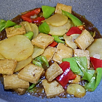 孜然土豆烩豆腐的做法图解12