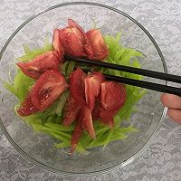 #爽口凉菜，开胃一夏！#凉拌番茄莴笋的做法图解8