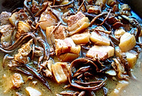 茶树菇炖五花肉的做法