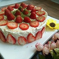 夏日抹茶—奶油戚风的做法图解29