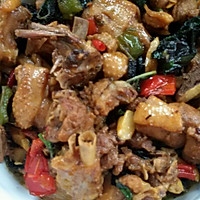 紫苏焖鸭肉的做法图解4