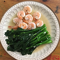 芥蓝虾仁的做法图解5