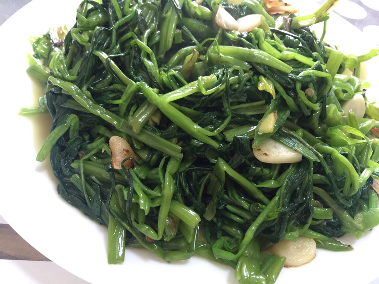 素炒空心菜的做法