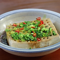 蒸蜂窝豆腐的做法图解5