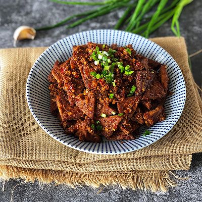 简单又美味的香辣豆腐干