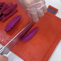 紫薯条自制减脂期低卡小零食的做法图解1