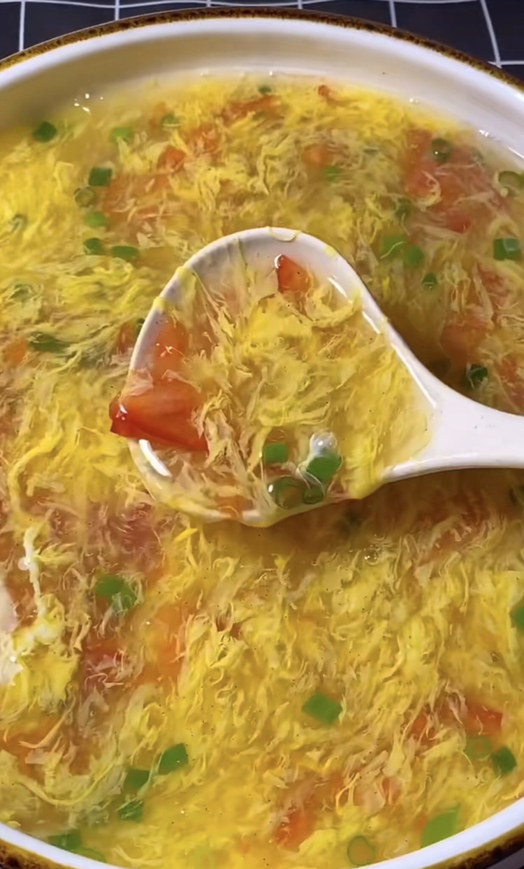 西红柿鸡蛋汤做法的做法