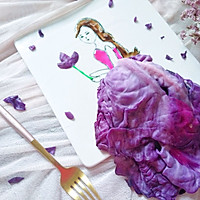 #硬核菜谱制作人#紫甘蓝美女的做法图解8