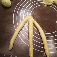 肉松芝士面包的做法图解3