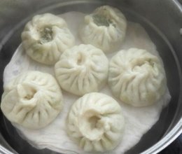 青菜香菇包的做法