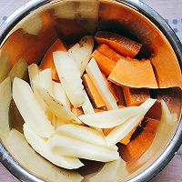 『香炸啦』烤土豆＆南瓜条|健康碳水的做法图解2