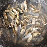 雪菜蛏子的做法图解2