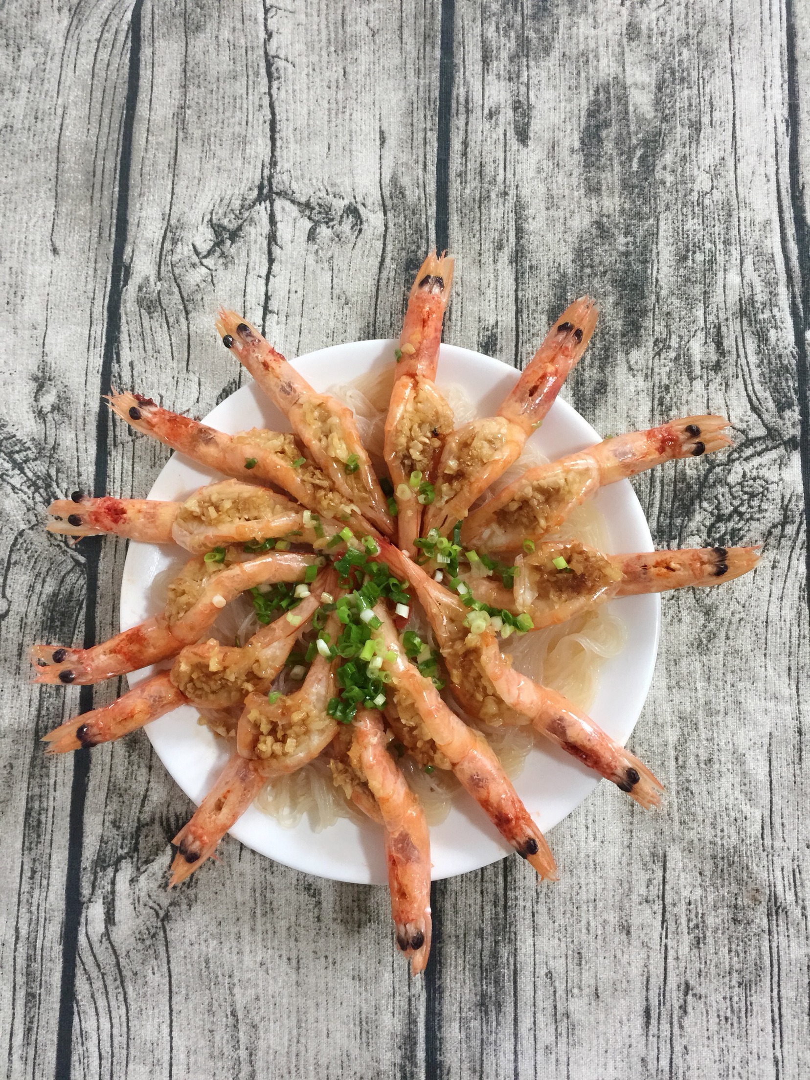 Shrimp with garlic