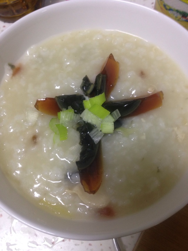 皮蛋鸡肉粥