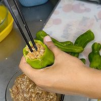 青椒酿肉的做法图解2