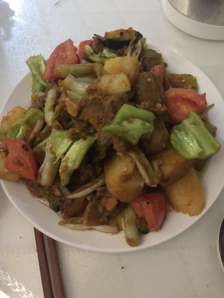 茄子烩豆角的做法