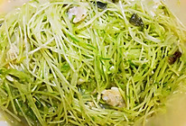 鲜味十足减脂上汤花蛤豆苗的做法