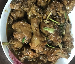 家常炖鸡腿肉的做法