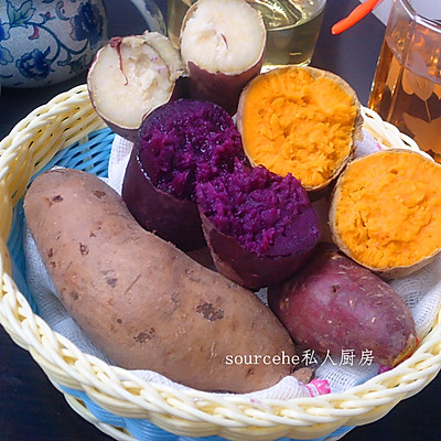烤薯（烤箱版烤红薯、烤紫薯、烤黄薯、烤白薯）
