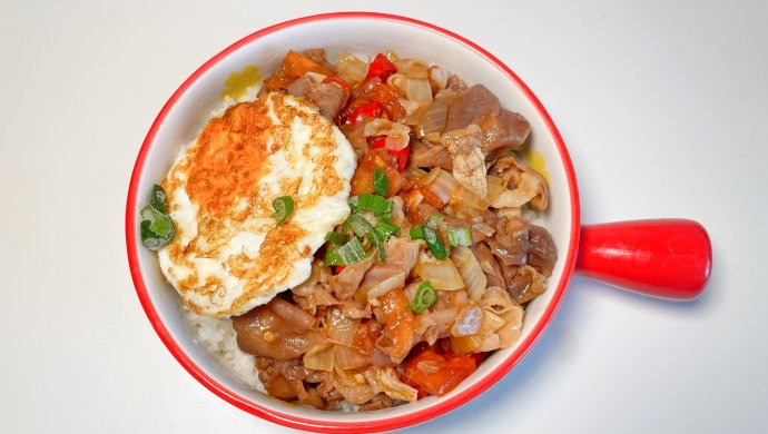 酸辣肥牛饭