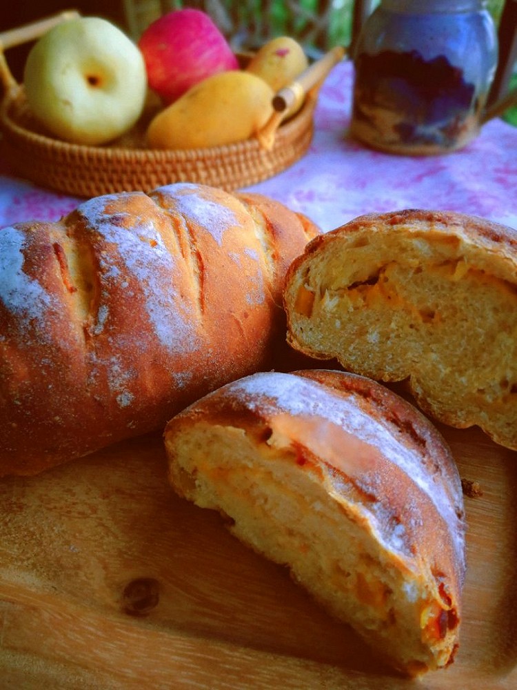 芒果奶酪面包～爱上芒果季的做法