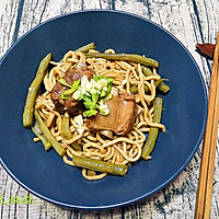 【果子木】快手面|排骨豆角焖面的做法图解13