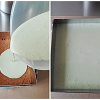 #西班牙谷优饼干#之豌豆酸奶慕斯蛋糕的做法图解9