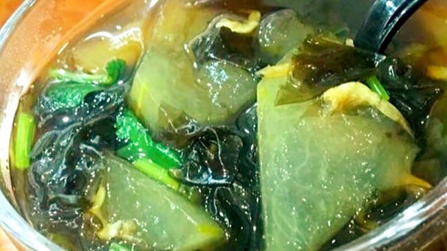 减肥餐～紫菜虾皮冬瓜汤的做法