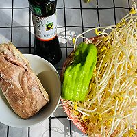 #春日养生局#豆芽菜炒鸭肉的做法图解1