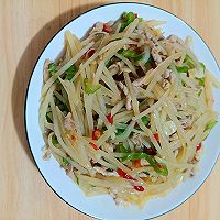 土豆丝炒肉的做法图解7