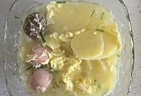 下饭美味汤系列-5.土豆片鸡蛋汤的做法