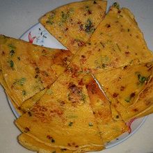 营养又快速的早餐-鸡蛋火腿肠葱花饼