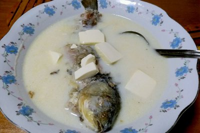 豆浆鲫鱼豆腐汤