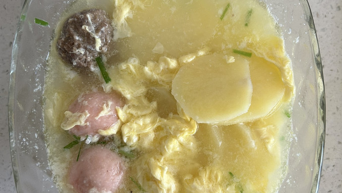 下饭美味汤系列-5.土豆片鸡蛋汤