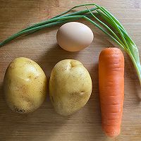 #摩其林美味CP#少油低脂肪～香煎土豆丝肉饼的两种吃法的做法图解3