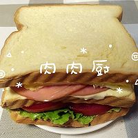 港式火腿三明治#肉肉厨的做法图解18