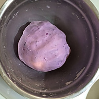 椰香紫薯糯米糍的做法图解5