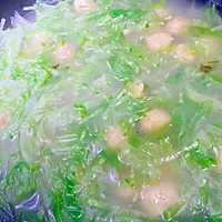 翡翠丸子汤（老少皆宜快手汤）的做法图解3