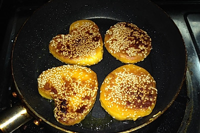 芝麻南瓜饼