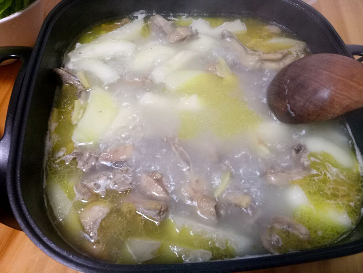 老鸭木瓜汤的做法