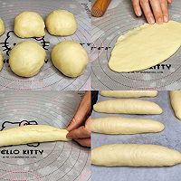 手揉面包（一）葱香火腿面包的做法图解5