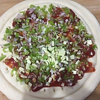 #长帝e.Bake互联网烤箱之海鲜披萨的做法图解2