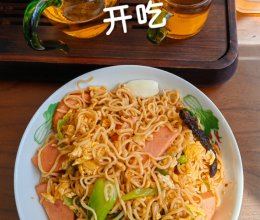 炒方便面的做法