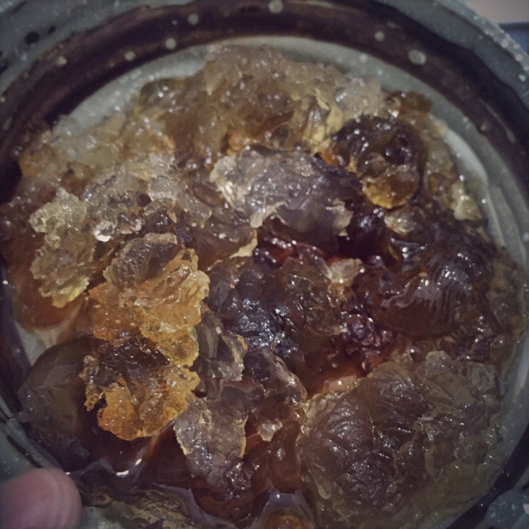 嘿，不要跑，胶原蛋白（皂角米银耳炖桃胶）的做法图解1