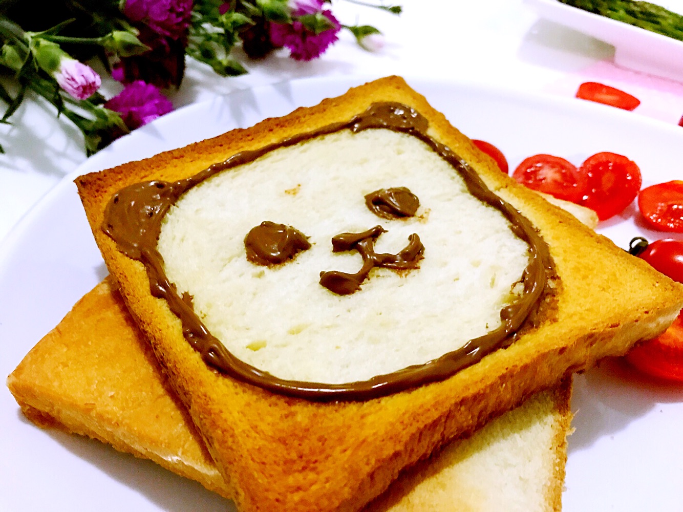 小熊卡通吐司面包怎么做 小熊卡通吐司面包的做法 我是王梅子 豆果美食