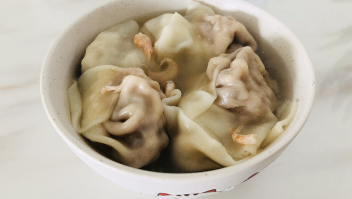 香菇肉馅馄饨