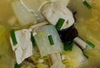 白菜豆腐菌菇虾仁汤的做法